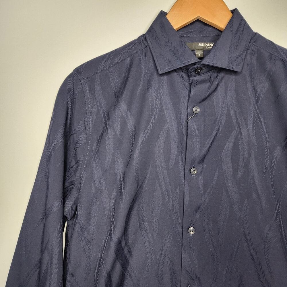 Murano Blue Slim Fit Button Up Shirt Men's Size Small NWT